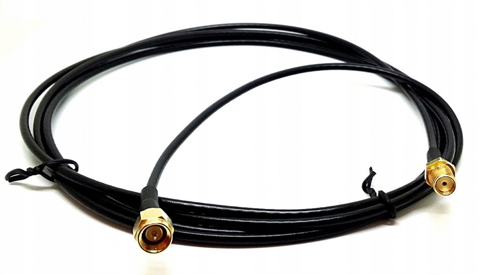 Кабельная сборка 5D-FB (SMA-male—SMA-female), 3 метра, белый Кабельная сборка 5D-FB (SMA-male—SMA-female), 3 метра, белый